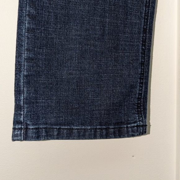 Santana Jeans Women's Size 6/30 Dark Wash Stretch Waist Mid Rise Straight Leg - Picture 4 of 7